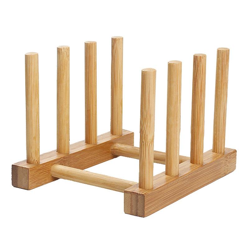 Kitchen Organizer Pot Lid Rack Stainless Steel Spoon Holder Shelf Cooking Dish Pan Cover Stand Accessories Novel Gadgets