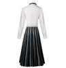 Damen Schwarz Halloween Filmcharakter Cosplay Abschlussballkleid