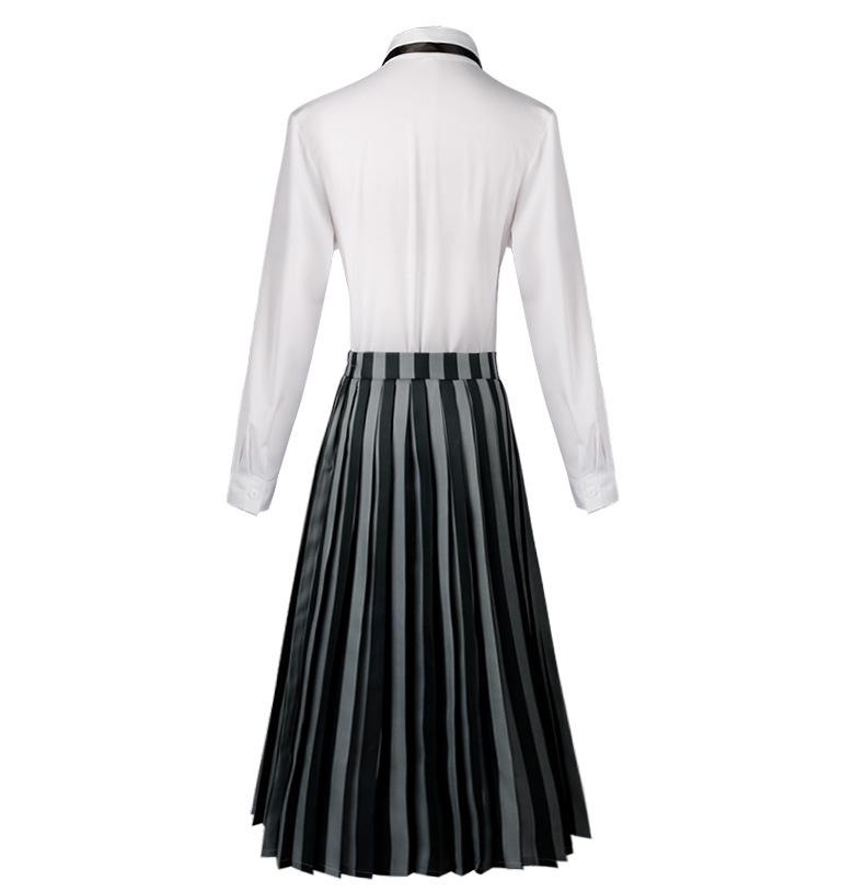 Damen Schwarz Halloween Filmcharakter Cosplay Abschlussballkleid