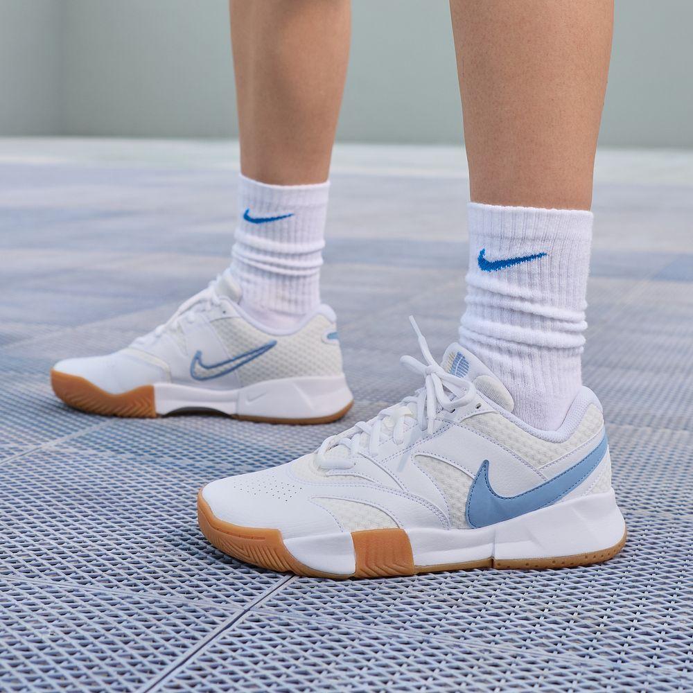 Wmns NikeCourt Lite 4 White Light Blue Gum 42
