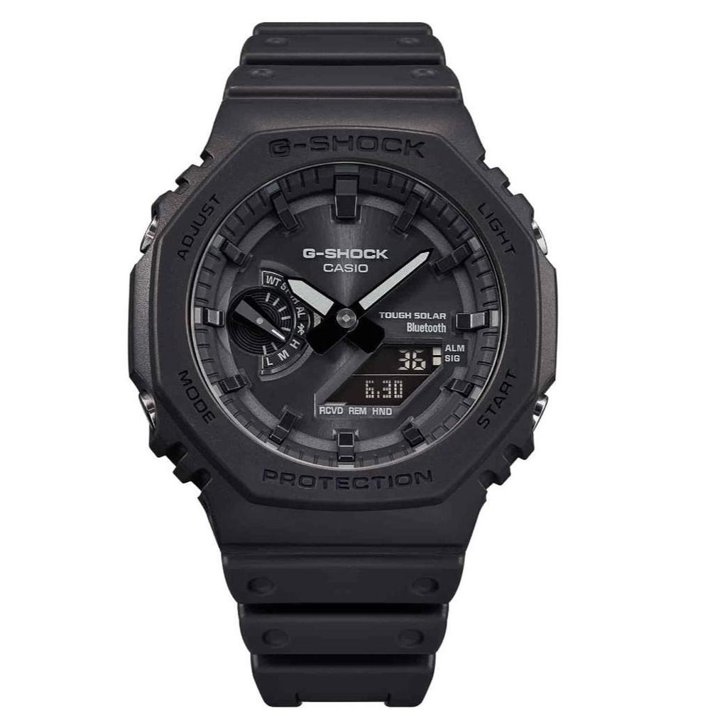 Casio G-shock Cyfrowo-analogowy zegarek męski Tough Solar Bluetooth GA-B2100-1A1