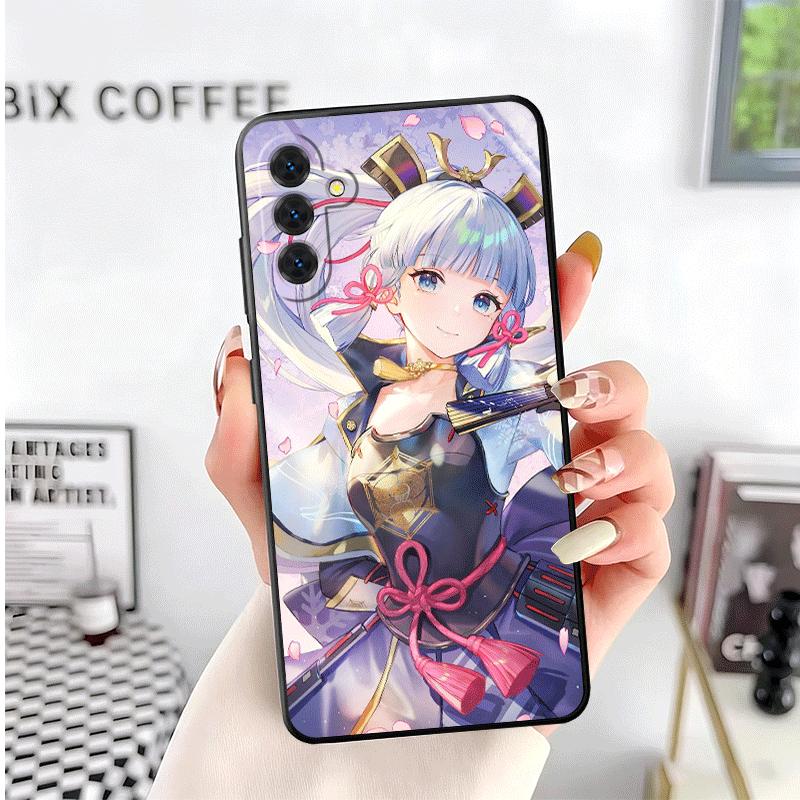 Genshin Impact Kamisato Ayaka Soft Phone Case for Samsung A17 A37 A57 A16 A26 A36 A56 A15 A25 A35 A55 A14 A24 A34 A54 A13 A23 A3