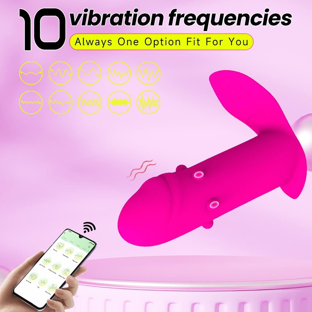 Wireless APP Controlled Dildo Vibrator Bullet Vaginal Massager G-spot Wearable Clitoral Stimulator Adult Sex Toy For Women 18+