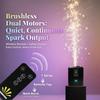 350W Mini Cold Spark Machine Stage Effects Wireless Remote DJ Equipment Party Fountain Spark Machine DMX Control Disco Wedding