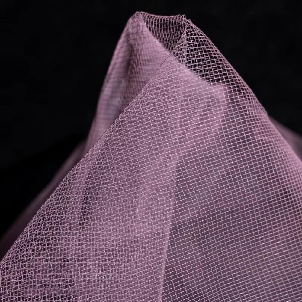 Cloud Fog Mesh Bright Organza Fabric DIY Decoration Art Background Hard Mesh Cloth Mesh Texture Pleated Shape