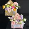 CaixaEnvelope para Buquê de Florista Suporte para Buquê de Flores Papel de Embalagem para Flores Caixa de Presente Sacola para Embalar Presentes para o Dia das Mães Dia dos Namorados Casamento