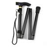 Ultra Light Hiking Cane Outdoor Hiking Aid Walking Stick Aluminum Alloy Trekking Pole Portable Folding Anti Slip Elderly Cane