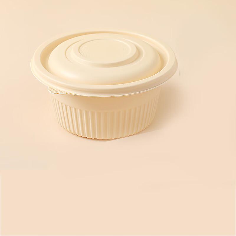 Yinmei 500ML Biodegradable Corn Starch Disposable Round Bowls