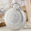 Arabic Numerals Dial Necklace Watch With Chain Pendant Pocket Clock Quartz Pocket Watch  Men Women