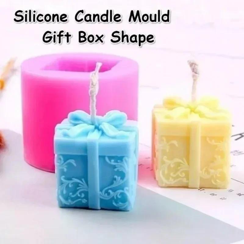 Creative New Christmas Silicone Candle Mould Safe And Non-toxic Aroma Gypsum Mold For DIY Soap Making Scented Aromatic