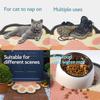 Minimalist Silk Cat Litter and Feeding Mat - Trap, Cute, Easy to Clean