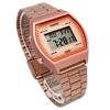 Casio Digital Watch Vintage Series B640WCG-5, Rose Gold, Glitter Face