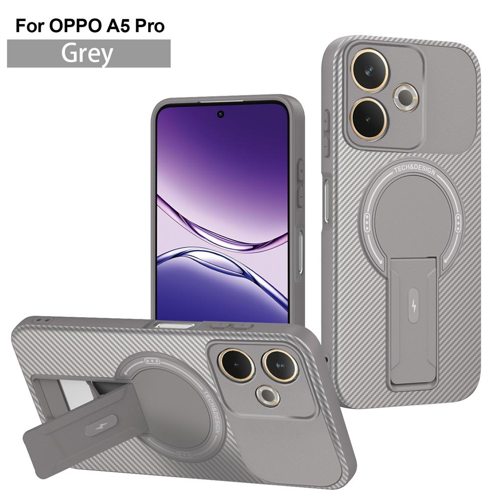For OPPO A5 Pro 5G Case Magnetic Bracket Stand Holder Armor Cases For OPPO A5Pro 5G For Magsafe Wireless Charging Cover