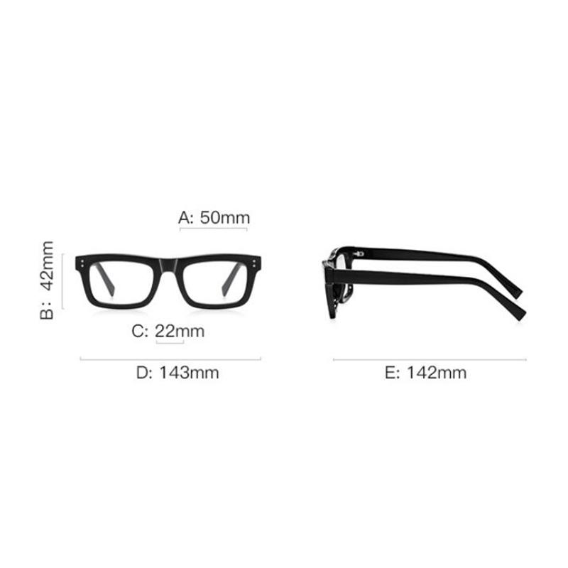 Transparent Black Frame Square Prescription Glasses Women Men Anti Blue Rays/Nearsighted/Hyperopia/Bifocal Optical Eyeglasses