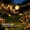 Hanging Design Landscape Lamp Crackle Glass Globe Solar Lawn Light Garden Light  Garden Pathway