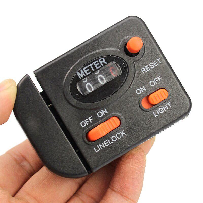 Compteur De Ligne Numérique Pour Pêche - Profondeur Jusqu'à 99m, écran éclairé, Clip Ajustable