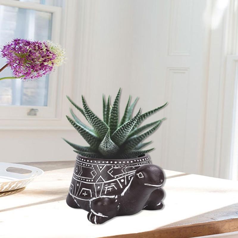 Silicone Vase Molds Flower Bottle Mold Turtles Shape Unique Flowerpot Molds Silicone Texture for Hand-Making Craft Vase