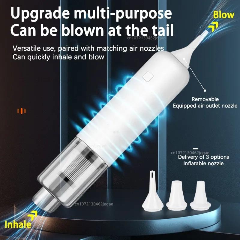 3 In 1 Car Vacuum Cleaner Rechargeable Handheld Vacuum Cleaner Car Home Dual-purpose Wireless Dust Catcher