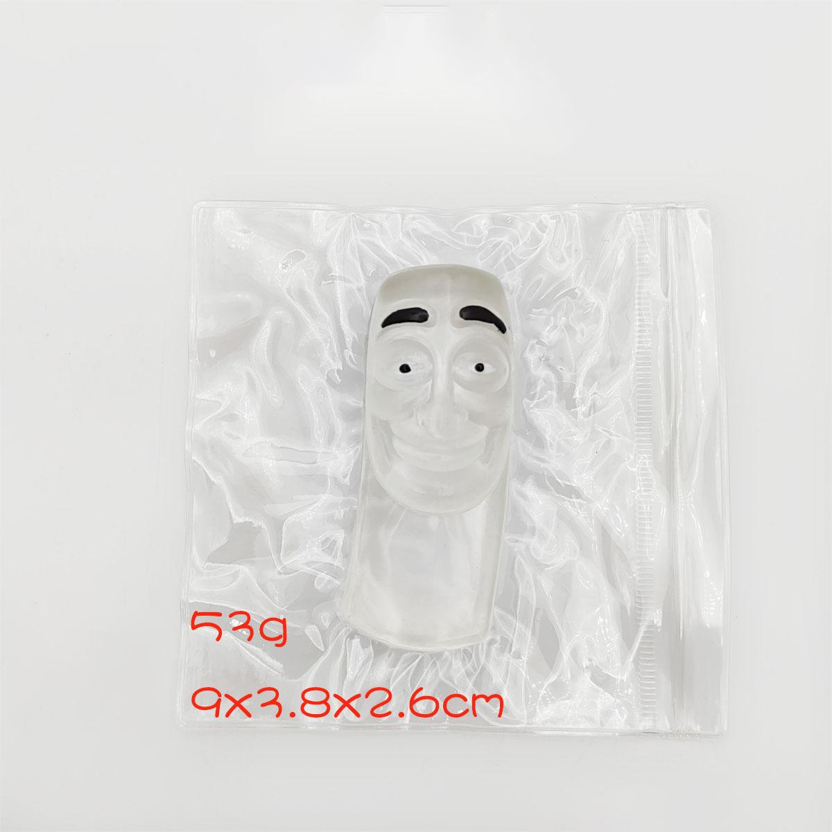 

1pc Relieve the stress of crystal stick people s kneading music, cute Shan Hai Jing transparent stick people, venting toys