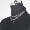 Women'S Fashion Leather Chain Collar Gothic Necklace Daily Accessories Neck Chain Dress Up Accessories