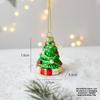 Joymerry Christmas Glass Tree Ornaments Gift Box Set With Lighttransmitting Design For Holiday Decor