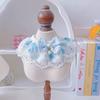 Summer Fresh Lace Pet Scarf Sweet Decor Saliva Towel Collar for Ragdoll Cats Small Dogs