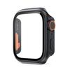 Herdet glass med PC-veske Oppgradering til Apple Watch Ultra 49 mm, for Apple Watch 8 7 45 mm 41 mm for Iwatch Series SE 6 5 4 40 mm 44 mm skjermbeskytter PC