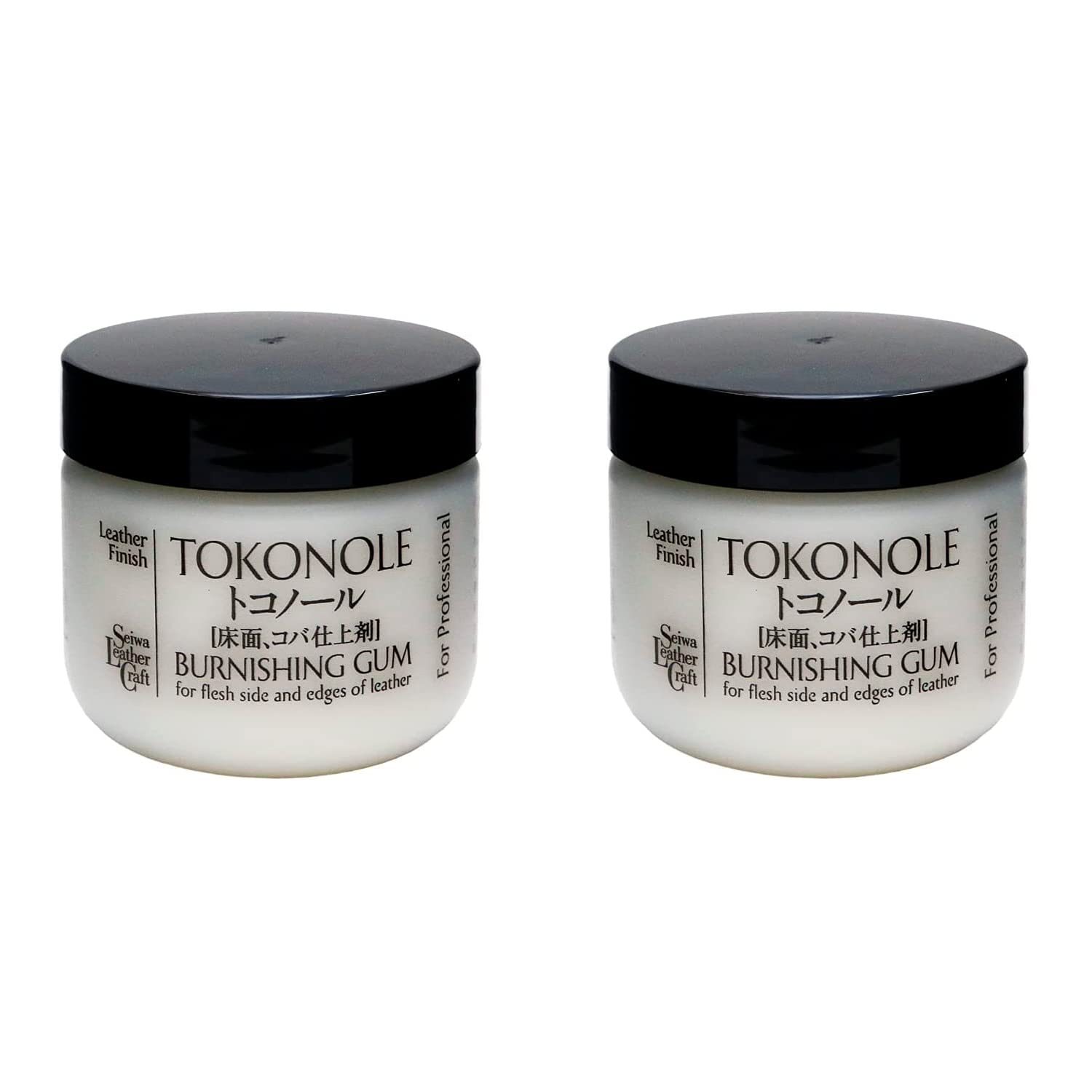 

Seiwa Tokonole Leather Craft Finish for Leather Bottom and Edges, 120g, Set of 2, Colorless, SWA315052
