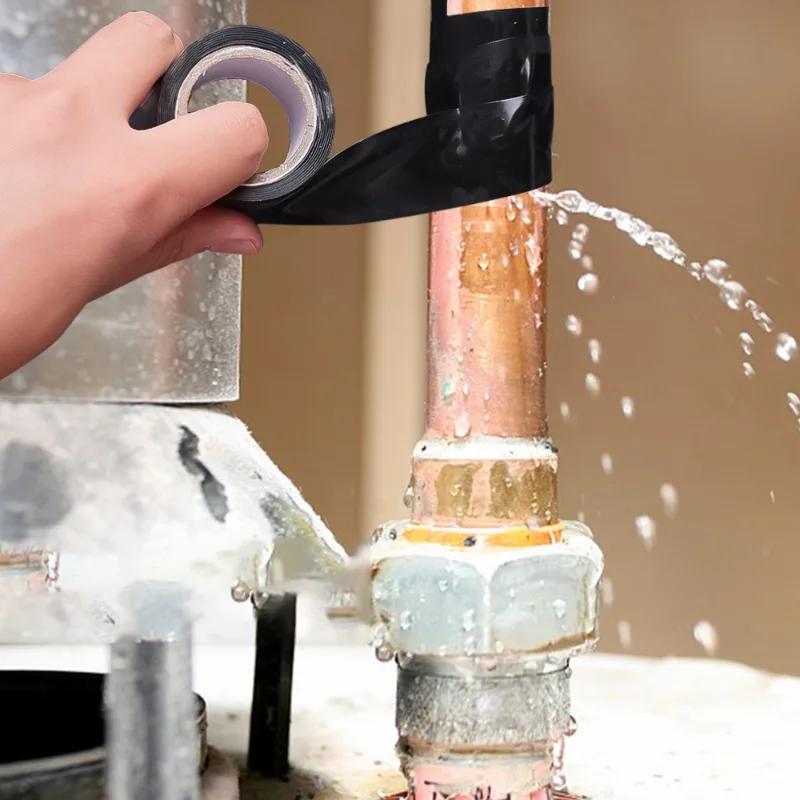 Silicone Waterproof Repair Tape Self Fusing Hose High Temperature Resistant Insulating Plumbers Electritions Pipe Repair Tapes