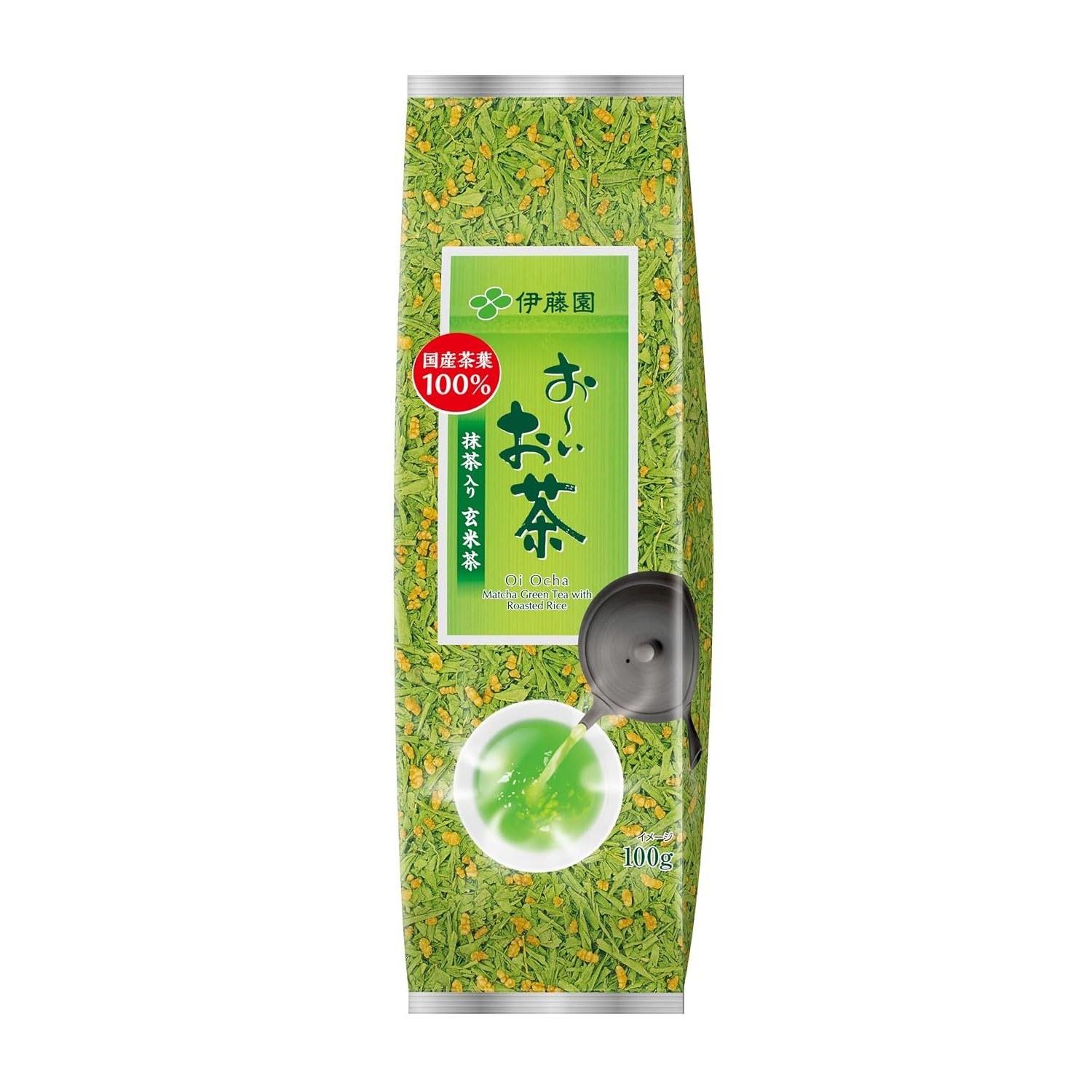 Itoen Oi Ocha Matcha-infused Genmaicha 100g Made 100 Domestic Tea Leaves