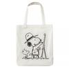 [Willsmiile] Snoopy Tygkasse, Miljövänlig Kanvasväska, Shoppingväska, Lättvikt, För Pendling, Axelväska, Kanvasväska, Närbutik, Animeprylar, Populär