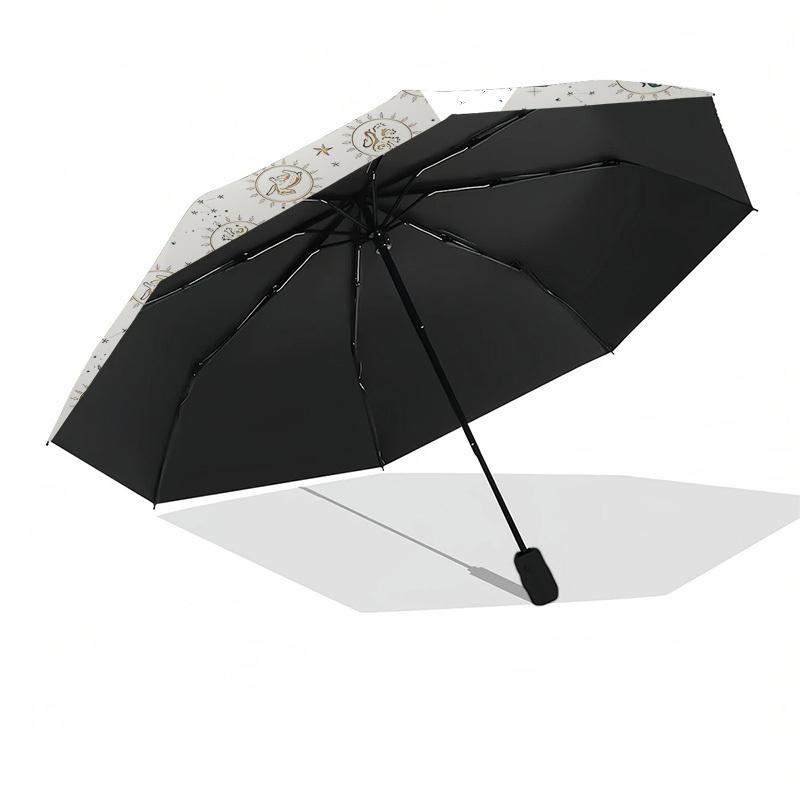 1pc Slytherin House Crest Umbrella with Plastic Handle,Cartoon Pattern,Suitable for All Seasons Multi-functional Umbrella310
