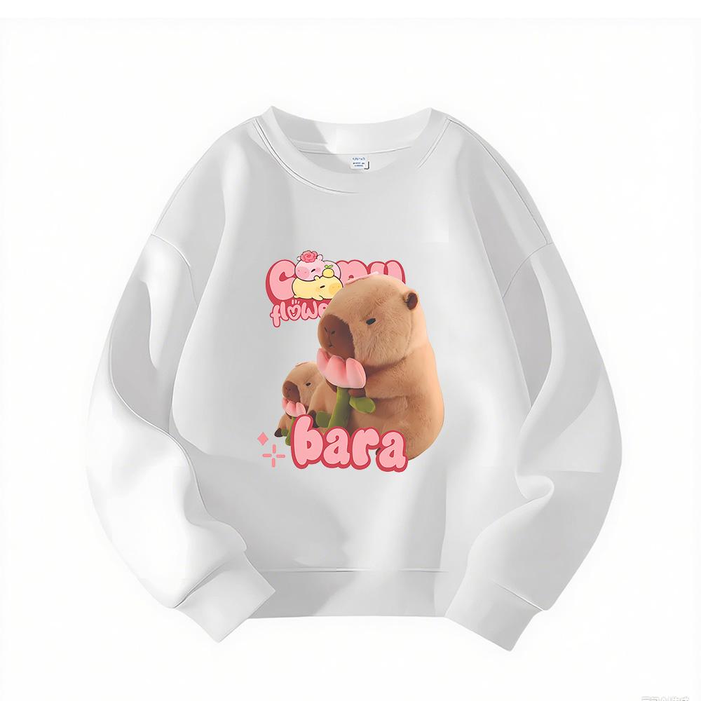 

Капибара для маленьких девочек милая осенняя куртка розовая зимняя толстовка свободная на молнии длинные рукава карманы круглый вырез однотонная повседневная для ежедневной носки возраст 4-14 150