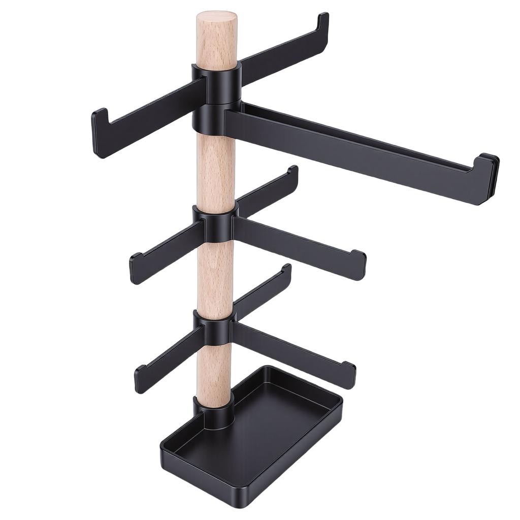 Scaffale portaoggetti per attrezzatura da ciclismo in legno da scrivania Espositore per casco da ciclismo occhiali Organizer verticale per la casa del soggiorno