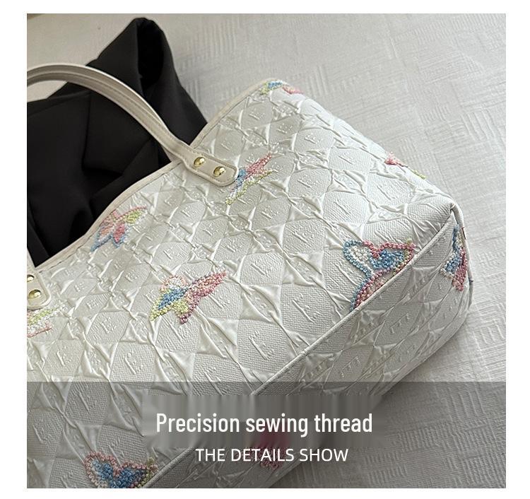 Stylish Casual Commute Shoulder Bag: Fashionable, Large-Capacity Tote for Students