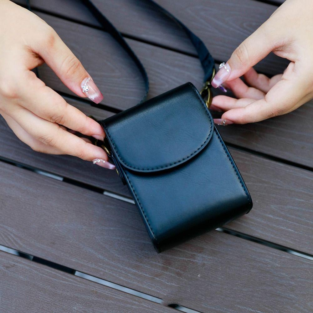 PU Leather Camera Bag Protective Lens Pouch Portable Pack Camera Case  for RX100 HX90 HX50 Camera