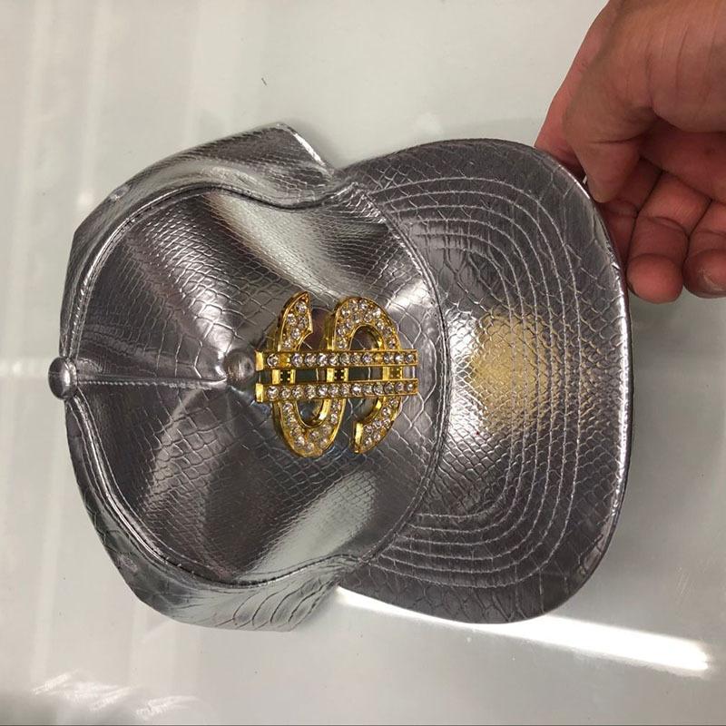 New Alligator Pattern Baseball Cap Alloy Dollar Trendy Brand Flat Edge Hat, Trendy Hip Hop Hat Franchise Agent