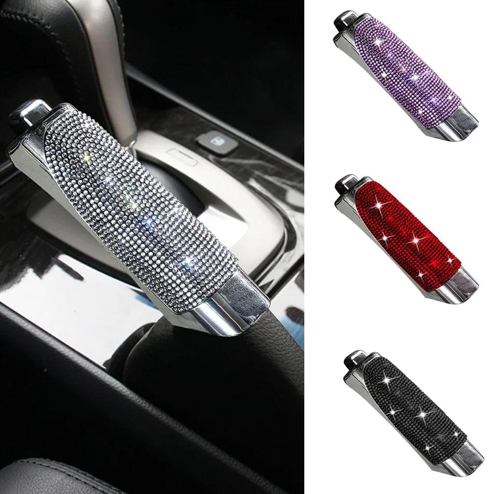 Easy To Install Crystal Car Handbrake Cover Auto Gear Shift Collars  Car Interior Accessories