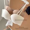 A002 Strapless Push-Up Bra with Front Buckle and Beautiful Back Design