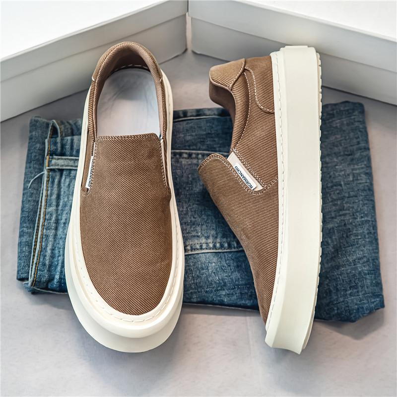 

Мужские парусиновые туфли, повседневные кроссовки для мужчин, удобные мужские туфли на плоской подошве из вулканизированной ткани, мокасины, обувь для вождения Zapatos Hombre 39