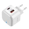 PD 20W Dual Port Charger: USB-C & USB, EU/US Standard