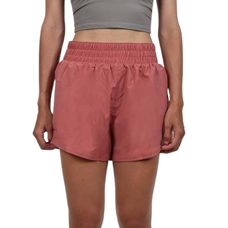 Nike Breathable Comfortable Moisture-Wicking Casual Shorts Women shorts Dark-Red DX6015634