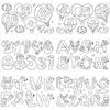 's Drawing Roll Coloring Paper Roll for Gift 120 11.8 Inches DIY Painting Drawing Paper Roll Sticky Drawing Paper Roll Early Ed