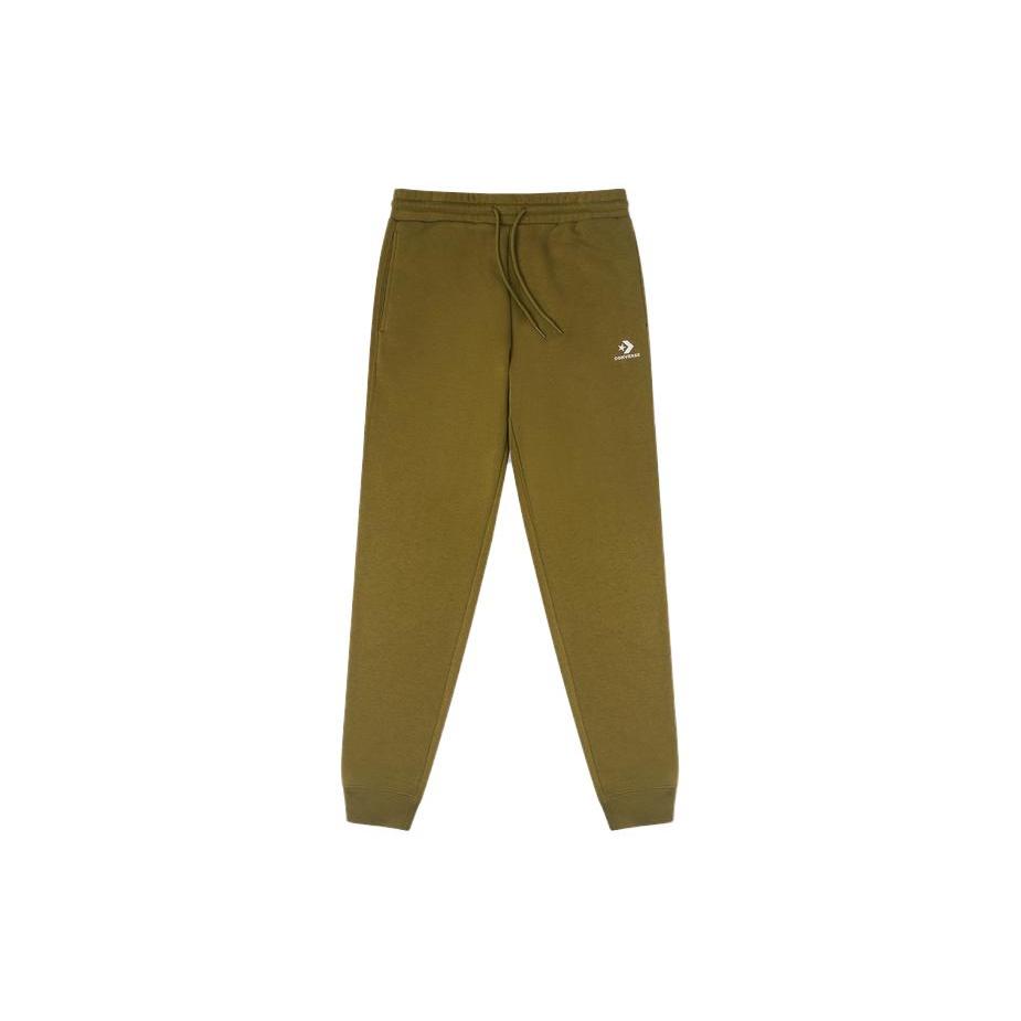 Converse Knitted Sweatpants Unisex Olive Moderate Cuffed Pants 10024521-A20
