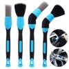 Universal Car Interior Detail Cleaning Brush Four Styles Elbow Sweeping Tools Dashboard Air Outlet Wheel Rim Car Clearning Tools