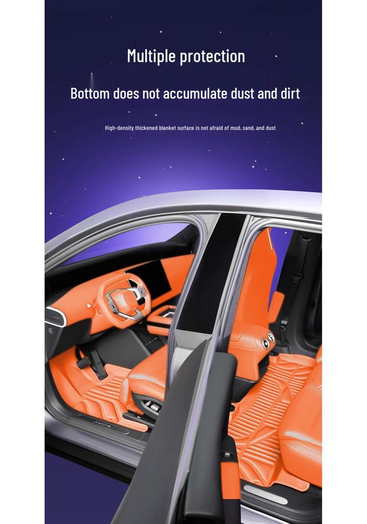 Eco-Friendly, Double-Layer, Fully Enclosed Floor Mats for Leapmotor C10.