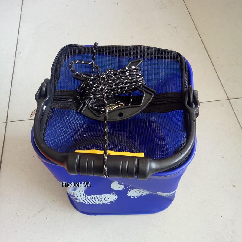 Portable EVA Foldable Fishing Bucket with Handle