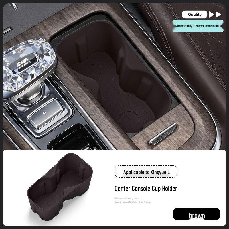 Geely Xingyue L Mittelkonsolen-Getränkehalter Silikonmatte - Passend für 26 Modelle, Innendekoration & Zubehör