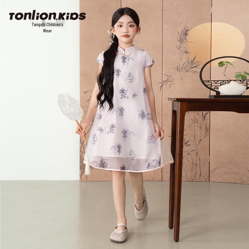 Tangshi Girls  Summer Puff Sleeve Dress 160