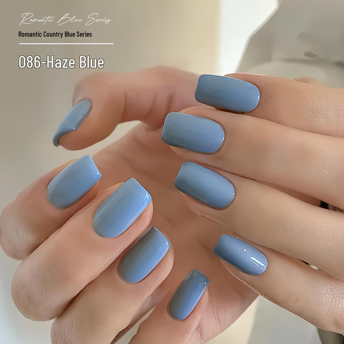 

Гель-лак для дизайна ногтей - Стойкий набор серии «Синий» для женского инфлюенсерского стиля